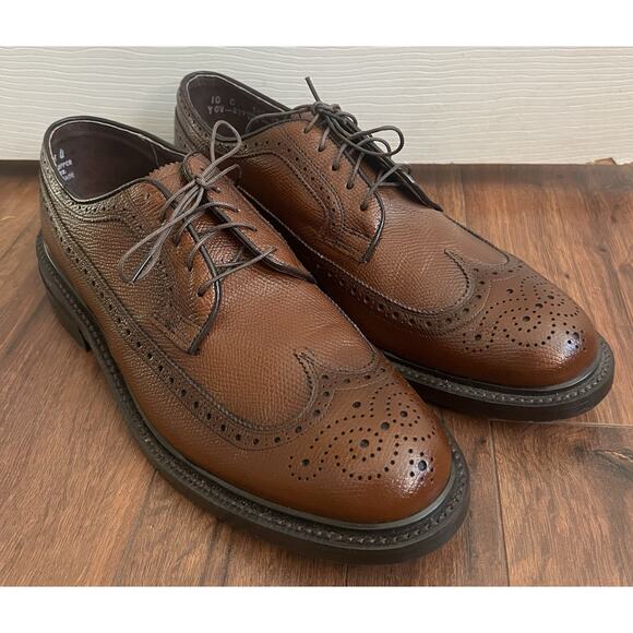 Stuart McGuire Other - STUART MCGUIRE Ortho Vent Spring Step Leather Lace Wingtip Dress Shoes